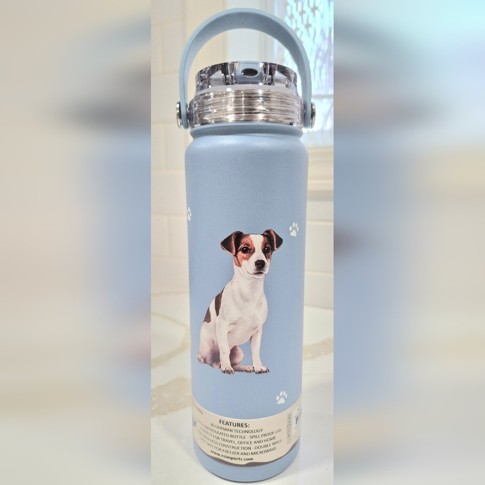 Jack Russell  Serengeti Blue Water Bottle